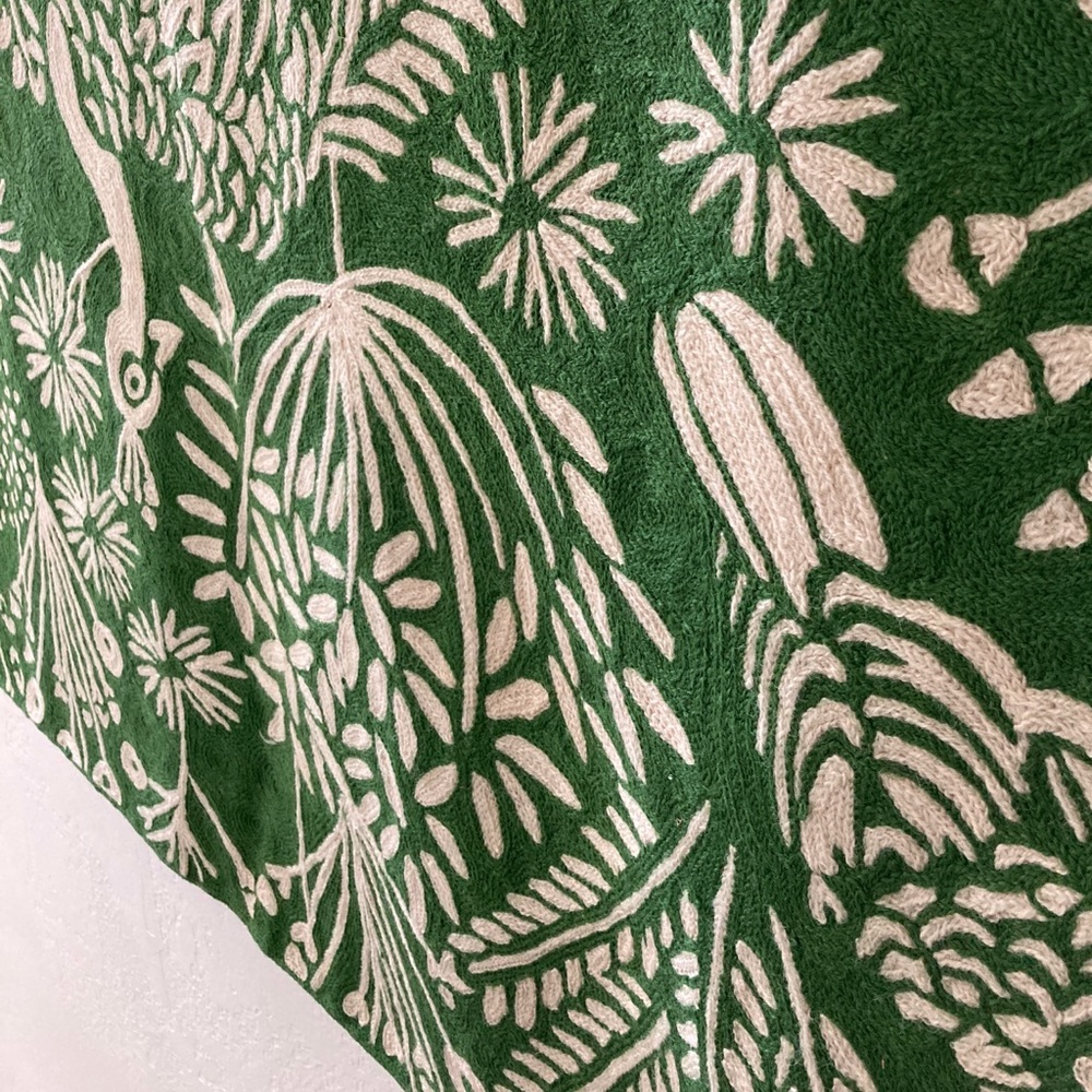 Gorgeous * Rare * Anthropologie Peacock Wool Rug